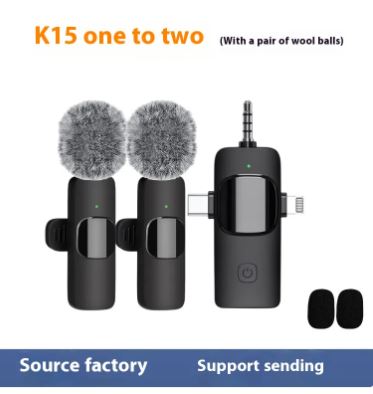 Wireless Collar Clip Microphone